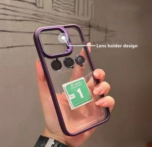 Case Eason New Hybdrid Impact glass pro with free ring lens camera protector for Iphone 14 Pro 14 Pro Max