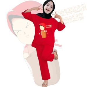 FTH - Setelan Anak Agustusan Baju Anak Perempuan