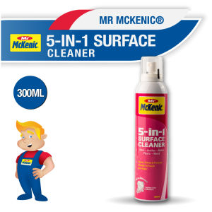 Mr McKenic® - 5-in-1 Surface Cleaner 300ml. Cleans Shines & Protects. Safe on Most Surfaces. Leaves a Smooth Touch. Smudge Resistant