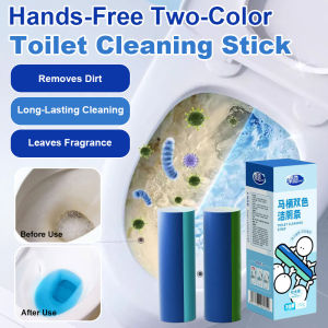 🔥Hot Sale🔥Fresh Scent Toilet Bowl Cleaner Two Color Scale Remover Dual Color Toilet Cleaning Strips Long Lasting In Tank Cleaner Blue Bubble Deodorizer Remove Limescale Odor Freshness For Bathroom Bowl Blue Bubble Deodorizer