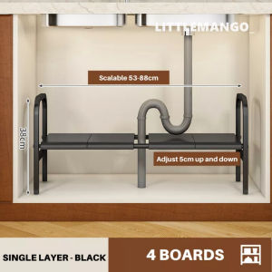 Kệ gầm bếp bồn rửa bếp Kệ Giá để nồi bếp 1- 2 tầng Đa chức năng và gọn gàng kệ bếp đa năng. Tiết kiệm không gian nhà bếp.