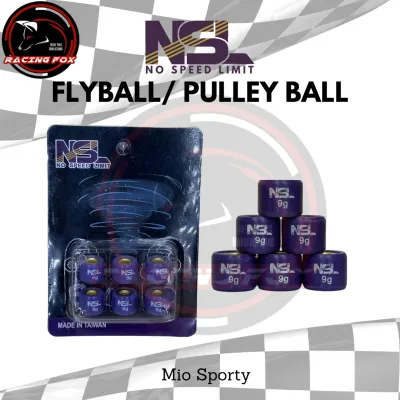 NSL Flyball 6pcs Mio/ M3/ GY6/ Beat FI/ Click/ PCX/ ADV/ Burgman / Skydrive/ Beat Carb/ NEX