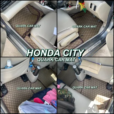 พรมรถยนต์ | HONDA CITY มีทุกโฉม ตรงรุ่น ผลิตตามปีรถ | พรมกระดุม ลายVIP | ทุกสี มีของพร้อมส่ง | QUARK
