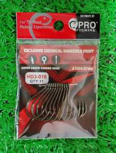 PRO FISHING HD3 4 EXTRA STRONG FISHING HOOK