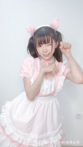 Japanese-style maid outfit   Pink Classic Cat Loli Maid Uniform cosplay Anime role-playing