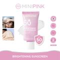 MINIPINK Brightening Sunscreen SPF50+ 40ml Face & Body Sunblock Lotion Putih UV Protection MP029. 