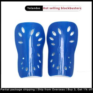 [Yolandas] 1 pair soccer shin pads cuish plate soft football shin guard pads leg protector