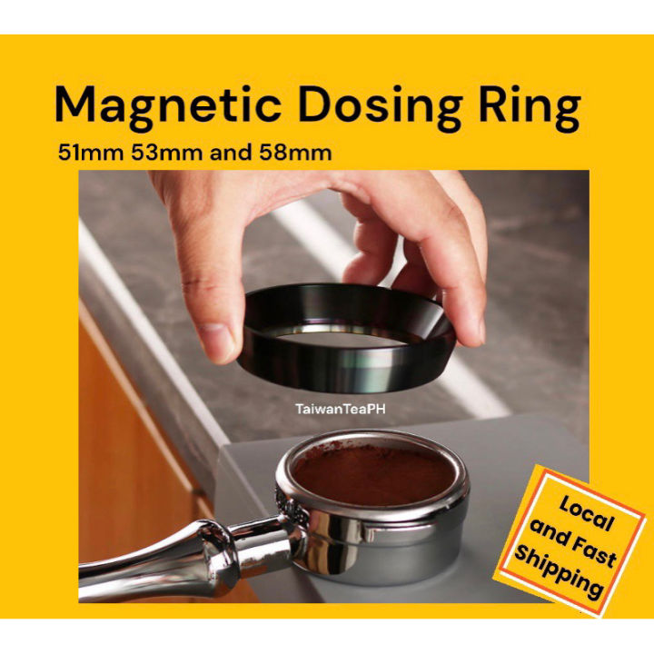 Espresso Dosing Ring 51mm/53mm/58mm Aluminum Alloy Coffee Dosing Funnel Portafilter Ring Coffee