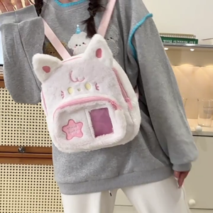 Dễ thương con chó hình ba lô với dây đeo điều chỉnh được thực tế dễ dàng để làm sạch chống mòn Túi trẻ em