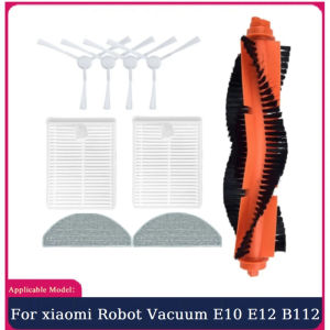 9PCS Accessories For Xiaomi Robot Vacuum E10 E10C E12 B112 Mijia 3C Enhanced Version C103 Vacuum Accessories Main Side Brush Filter Mop Cloth