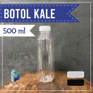 Botol Kale 500 ml 20 Pcs - Botol Plastik Kale 500 ml Botol Minum Plastik Kopi Botol Plastik Kale Botol Kopi Botol Jus MINUM DEWASA Tutup PUTIH