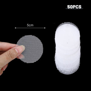 50/100PCS Round Drainage Hole Screens Prevent Soil Loss Bonsai Tool Pot Mesh Sheet Hole Flowerpot Bottom Net Breathable Gasket