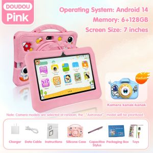 Mainan Budak Perempuan Mainan Budak Lelaki Learning Tablet Android 2years Warranty Tablet For Kids Education 7 inc