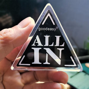 Thẻ All In chơi game bài chất liệu acrylic cực chất chuẩn poker club