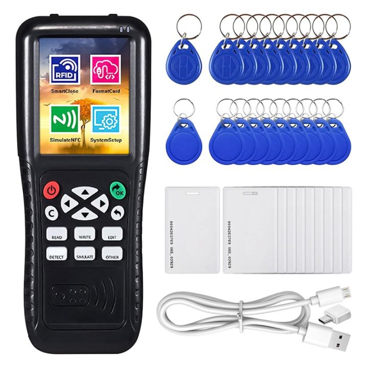 Function Key Reader RFID ID Duplicator Copier Decode Function Smart Card Key Machine RFID ...