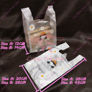 20pcs Gift Bags Cute Cartoon Ultraman Rabbit Birthday Cake Goodies Singlet Packaging Plastic Bag