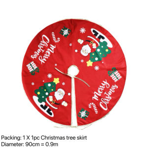 BINLU Big Size Christmas Tree Skirt Base Christmas Tree Apron Christmas Tree Collar Christmas Tree Floor Mat Christmas Tree Carpet Christmas Tree Foot Cover Christmas Tree Ornaments Xmas Tree Decor Christmas Decorations Xmass Decoration Sale