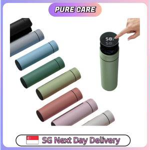 【Pure Care】 Smart LED Temperature Display Macaron Thermal Bottle with Insulated 316 Stainless Steel Liner