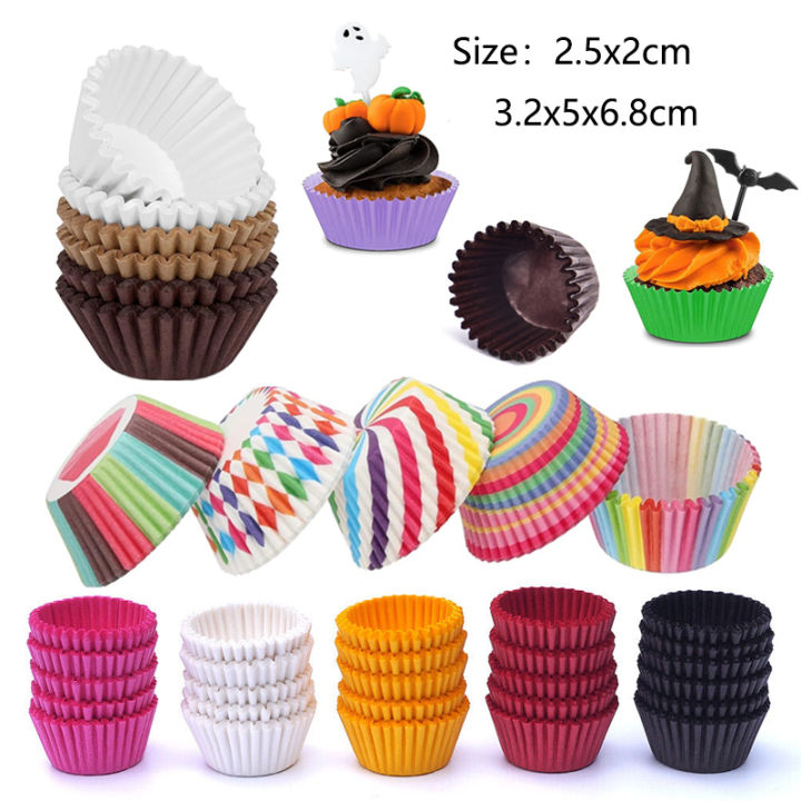 1000Pcs Muffin Cupcake Paper Cups Cupcake Liner Baking Muffin Box Cup ...