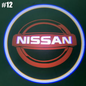 1Pcs NISSAN Wireless LED Car Door Welcome Logo Light for NISSAN Projector Shadow Lamp Car Accessories NISSAN