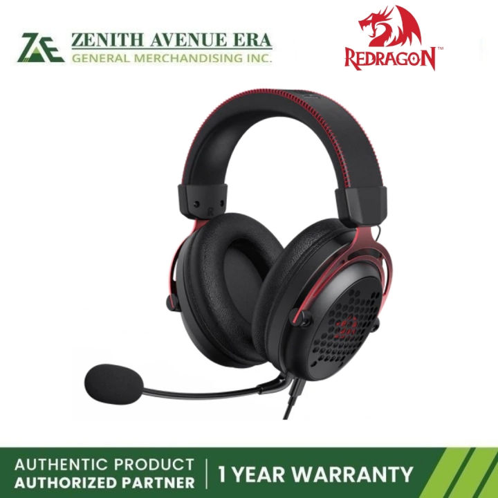 Redragon H386 Gaming Headset Diomedes BlackRedragon H386-W Gaming