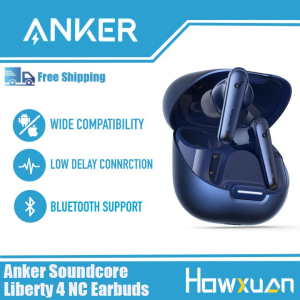 Soundcore by Anker Liberty 4 / Liberty 4 NC / Liberty 4 Pro Noise Cancelling Earbuds True Wireless Earbuds with ACAA 3.0 Dual Dynamic Drivers for Hi-Res Premium Sound Spatial Audio with Dual Modes All-New Heart Rate Sensor