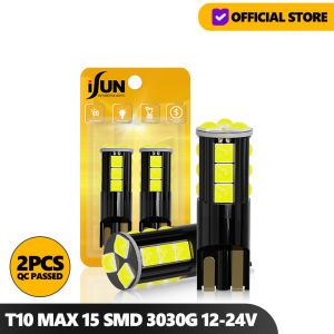 MODIFIKASIMARKET - Lampu Senja Kota Sein Motor Mobil T10 MAX W5W 15 SMD 3030G Alloy DC12-24V