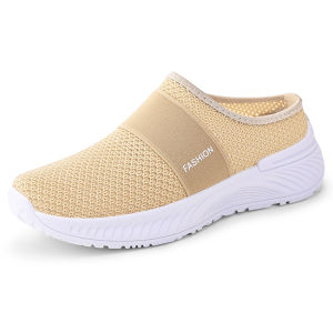 Ladies Lightweight Breathable Non-Slip Jogging Shoes Korean Fashion Slip On Orthopaedics Walking Shoes For Women On Sale