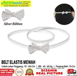 Auroraworld Belt Elastis Ikat Pinggang Dress Gamis Kebaya Ring Wanita Premium