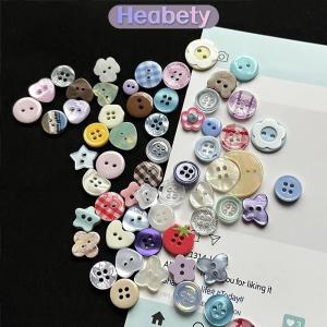 Heabety 10 cái ngẫu nhiên DIY scrapbooking dễ thương may nút quần áo phụ kiện