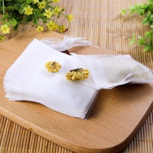 100/200PCS Disposable Tea Bags Multi-size Tea Bags Loose Leaf Tea Empty Large Drawstring Pouch Iced Coffee Filter