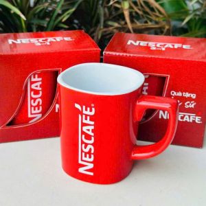 Combo 02 Ly Sứ Nescafe Ly Siêu Dày dung tích 250ml