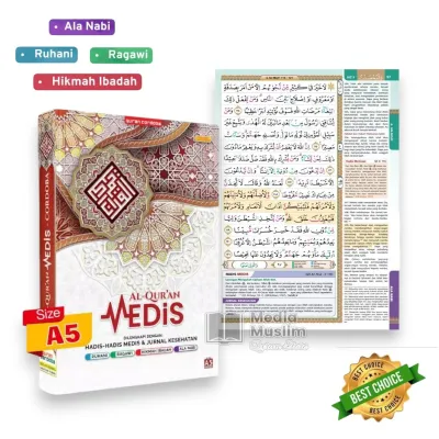 Al Quran Medis A5 Hidup Sehat Cara Rosululloh - Ragawi Rohani Ala Nabi & Hikmah Ibadah + Glosarium