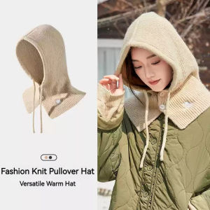 Lạc Đà vương miện Áo chui đầu dệt kim Mũ mùa đông Balaclava khăn tất cả-trong-một Mũ len ấm áp
