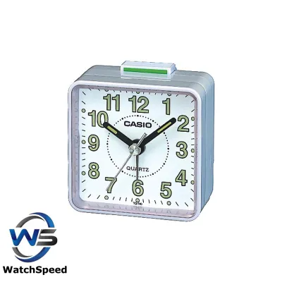Casio Standard Travellers White Resin Table Clock TQ-140-7D