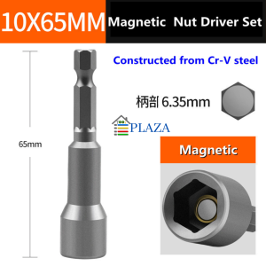 MATA BOR ROOFING 10MMX65MM 1 PCS - MATA SOCK ROOFING - MAGNETIC NUT - BAUT KUNCI KEPALA ROOF