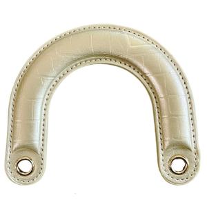 1PC thực tế PU Cong Dây đeo túi xử lý tăng cường Túi thẩm mỹ cho người yêu thời trang và nhà sản xuất túi cho dịp khác nhau