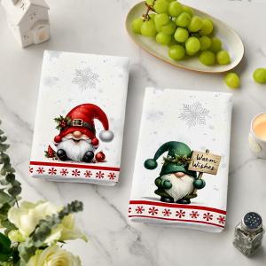 Towel Fine and Meticulous Plaid Print Hand Towel Home Furnishings Warm Christmas Scent Unique