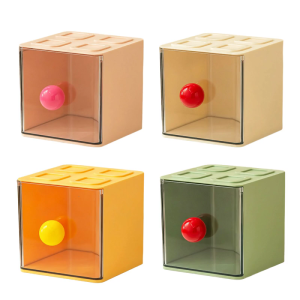 Desktop Organizers Slanted Drawer Designs Visible Contents Stackable Wall Mountable Teabag Shelf Kitchen Storage