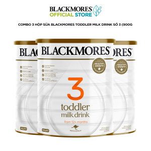 Combo 3 Hộp Sữa Blackmores Toddler Milk Drink số 3 (900g)