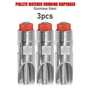5pcs Stainless Steel Pig Nipple Water Drinker piggery farm equipment Automatic Water Drinker
