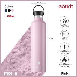 Eatkit Tumbler Stainless Steel 304 1000ml Botol Minum Tahan Panas Dan Dingin Thermos Cup Vacuum