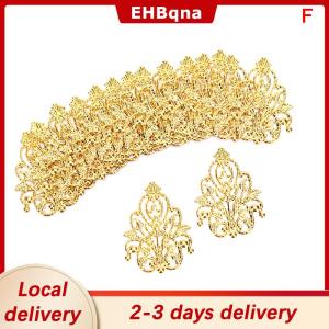 [COD]  HOT SALE Ship within 24 hours 20Pcs Mix Filigree Crafts Hollow DIY Embellishments Findings Jewelry Accessories