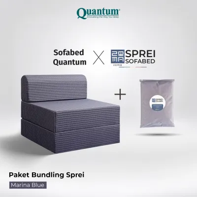 Quantum Trifold Sofabed / Sofa Bed Kasur / Sofa Tidur Lipat Minimalis / Tebal 20cm