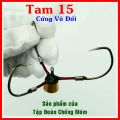 Mồi câu cá trắm đen, câu đài và câu lục, gồm 1 túi thính dụ, 500 gram ngô hạt và 500 gram thóc thơm. 