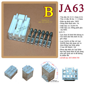 Giắc nối 6 chân các loại dùng cho ô tô xe máy máy móc thiết bị điện