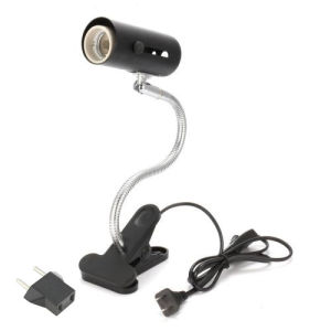 Reptile 5.0 / 10.0 UVB 13W Compact Light Fluorescent For Rainforest Type Terrarium Lamp Bulb *E27 type*/ Flexible Clamp Lamp Heating Lamp Holder (Option)
