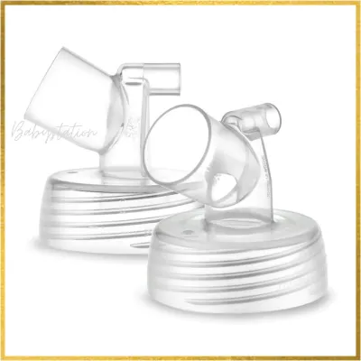 Maymom MyFit Flanges Pano Goldie Pack 12-28mm Compatible with Medela Breast Pumps and Maymom Wide Base and Narrow Base Connectors
