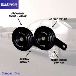 KLAKSON MOBIL AVANZA INNOVA YARIS CAMRY VIOS RUSH 12V 350HZ / 450HZ ORIGINAL DR.D.FISCHER GERMANY