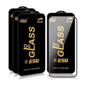 TG Tempered Glass Anti Static ESD Anti Gores Kaca Bening Tebal Full Layar VIVO Y81 Y83 Y85 Y91 Y91C Y93 Y95 Y1S V20 V20SE V21 V21E V22 V23 V25 V25E V9